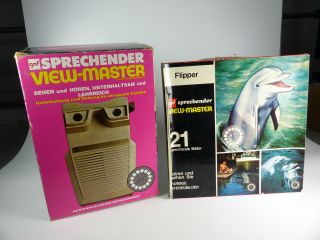 Vintage View Master Talking / Sprechend,  Nr.  21 Flipper Reels - Boxed Bild