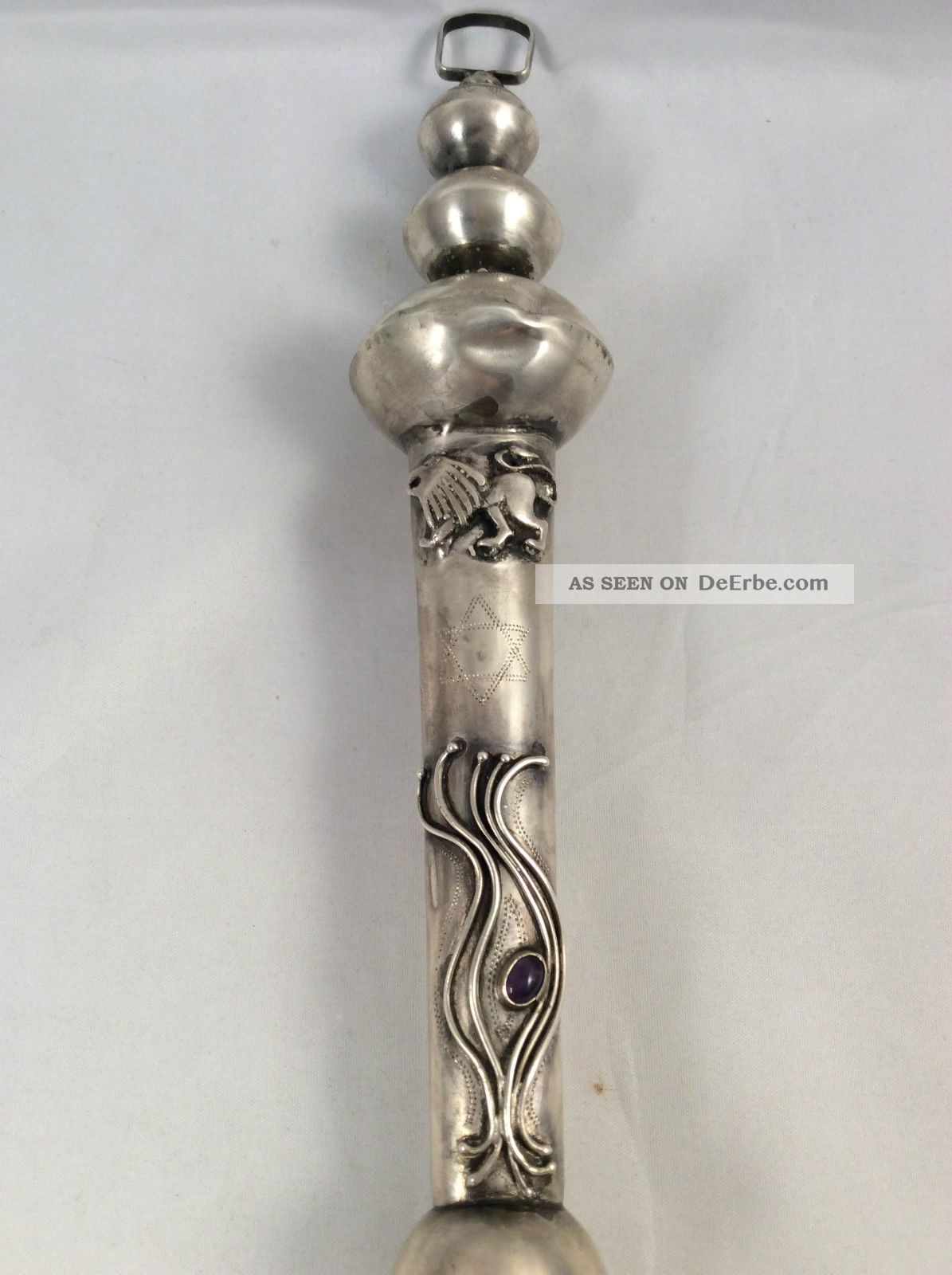 MASORET Torah Zeiger Aus Nickel - Eleganter Jüdischer Ritualzeiger Mit Handdesign