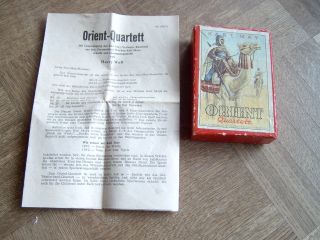 Karl May Orient Quartett Vintage Antik Komplett Mit Anleitung Und Box Nr.  501/51 Bild