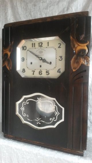 Westminster,  Ave Maria Regulator Antike Wanduhr Uhr Pendeluhr 11 Hämmer Bild