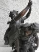 Einmalig Antike Skulptur Figur Bronze ? Bacchanal M.  Clodion Sign.  16,  2 Kg 56 Cm Bronze Bild 2