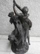 Einmalig Antike Skulptur Figur Bronze ? Bacchanal M.  Clodion Sign.  16,  2 Kg 56 Cm Bronze Bild 7