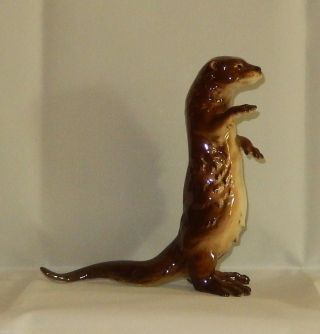 Goebel Porzellan Figur Figuren Tier Otter Bild