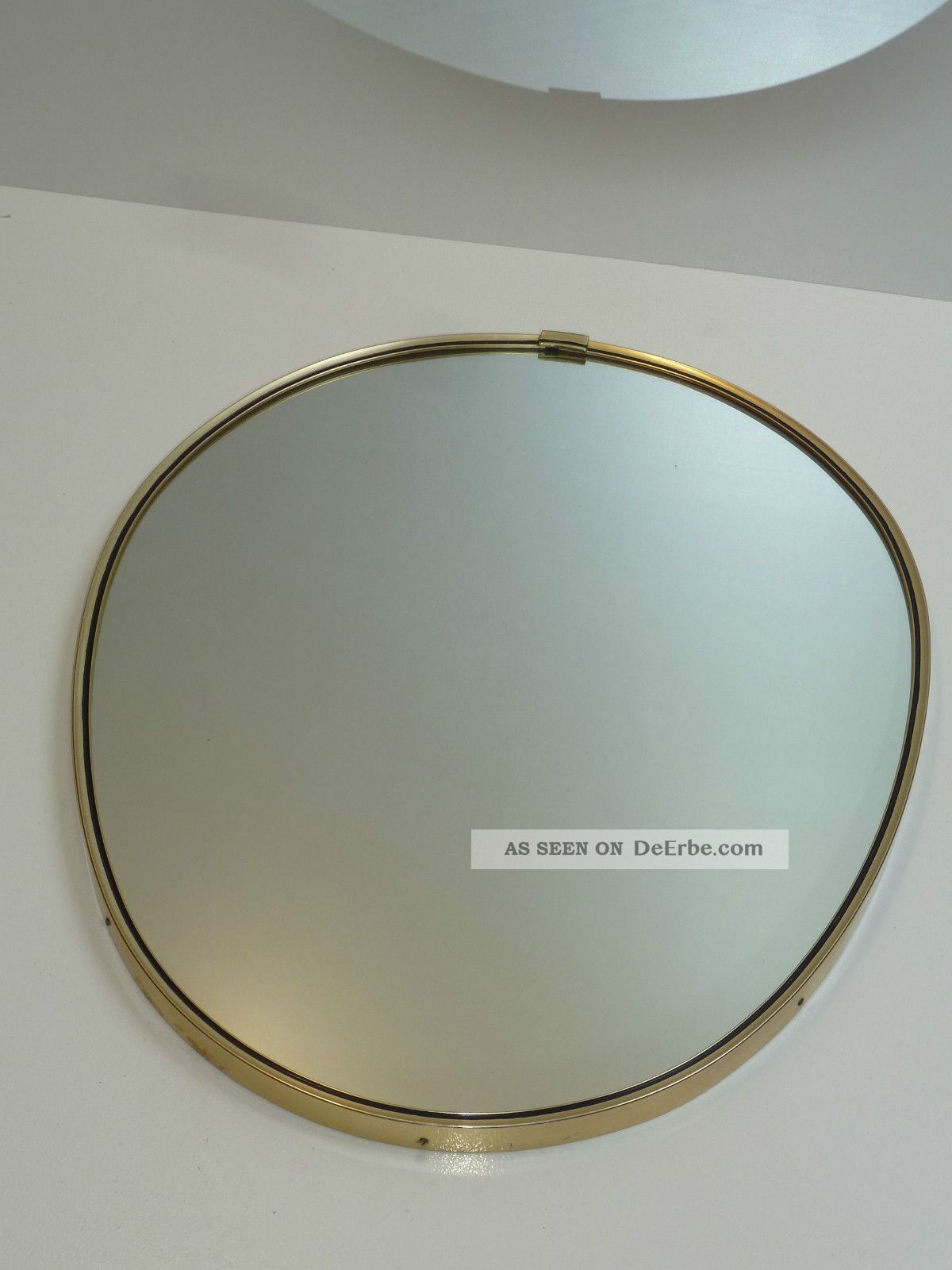 50s 60s Wandspiegel Spiegel 48 Cm Oval A.  D.  Zeit D.  Nierentisch Wall Mirror 1950-1959 Bild
