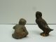 Lineol / Elastolin Baby Gorilla & Ente,  Leipziger Zoo,  Sammlerauflösung Gefertigt nach 1945 Bild 2