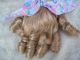 Alte Puppenteile Blonde Lockige Haar Perücke Vintage Doll Hair Wig 30 Cm Girl Puppen & Zubehör Bild 2