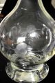 Erbstück Große Karaffe Glas Geschliffen Mit 6 Passenden Gläsern Mängelfrei Kristall Bild 4