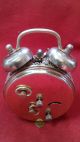 Alte Luxus Mini Wecker Uhr,  Mechanisch M.  Glockenschlag Antike Originale vor 1950 Bild 1