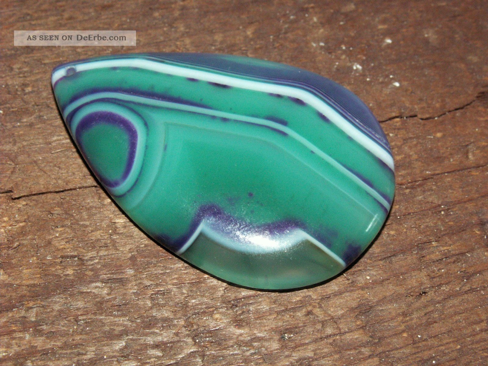 Onyx Dragon Veins Achat Amulett Anhänger Heilstein Heilung Stein Drache Drachen Entstehungszeit nach 1945 Bild