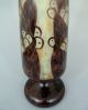 Art Deco Vase,  Schneider,  Le Verre Francais,  Überfangglas Mit Ätzdekor,  H= 49 Cm 1890-1919, Jugendstil Bild 4