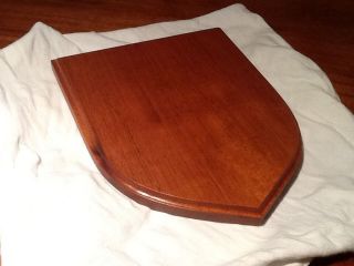 Wappenschild Holz Mahagoni Holzwappen Wappen Bild