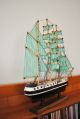 Altes Segelschiff - Dreimaster - Standmodell Holz Maritime Dekoration Bild 2