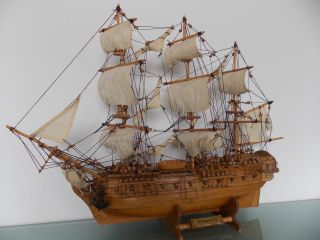 Modelschiff/dreimaster/st.  Geran 1737/ Segelschiff/holz Bild