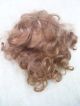 Alte Puppenteile Rotblonde Locken Haar Perücke Vintage Doll Hair Wig 40 Cm Girl Puppen & Zubehör Bild 2