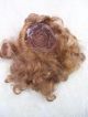 Alte Puppenteile Rotblonde Locken Haar Perücke Vintage Doll Hair Wig 40 Cm Girl Puppen & Zubehör Bild 5