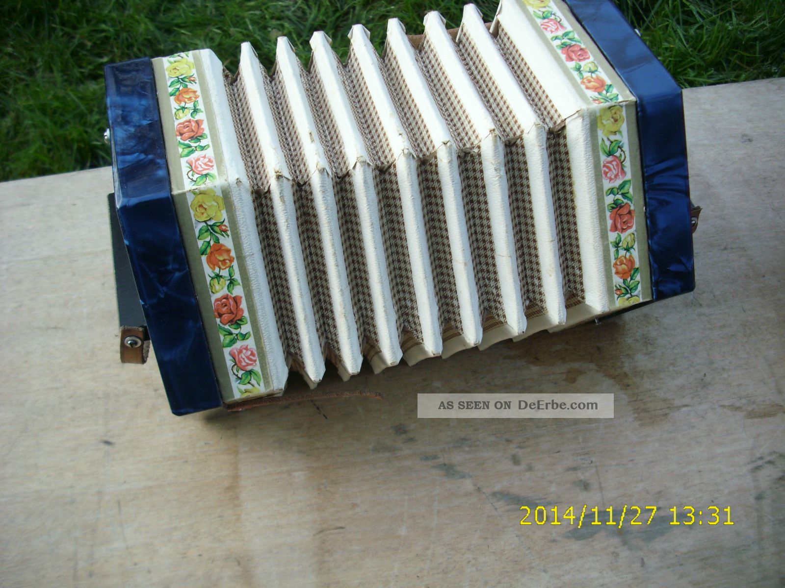 Harmonika Knopfakkordeon Bandoneon Concertina " Scholer " Klein