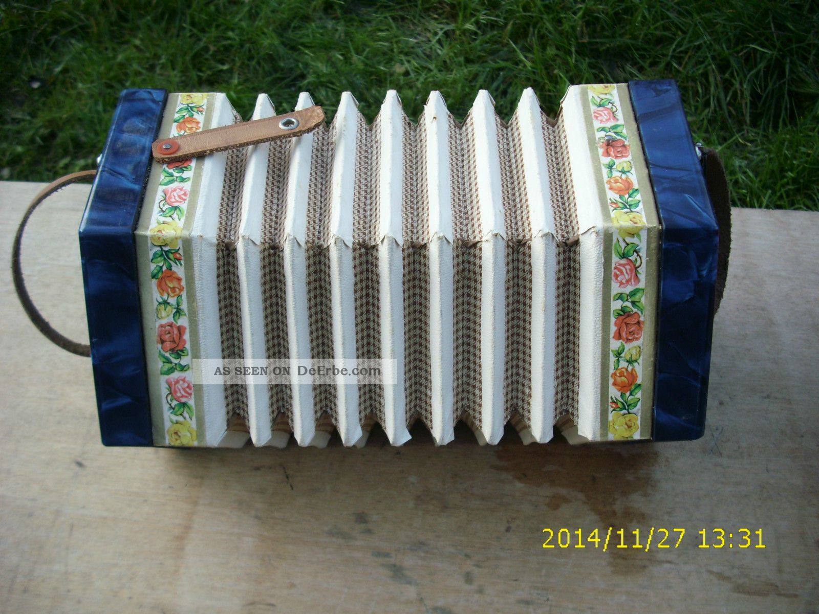 Harmonika Knopfakkordeon Bandoneon Concertina " Scholer " Klein