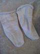 Alte Puppenkleidung Schuhe Vintage White Shoes White Socks 67 Cm Doll 8 Cm Original, gefertigt vor 1970 Bild 5