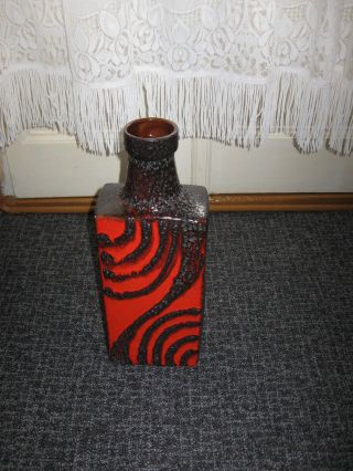 Fat Lava - Pop Art - Bodenvase Von Scheurich - 70er / Flaschenvase Bild