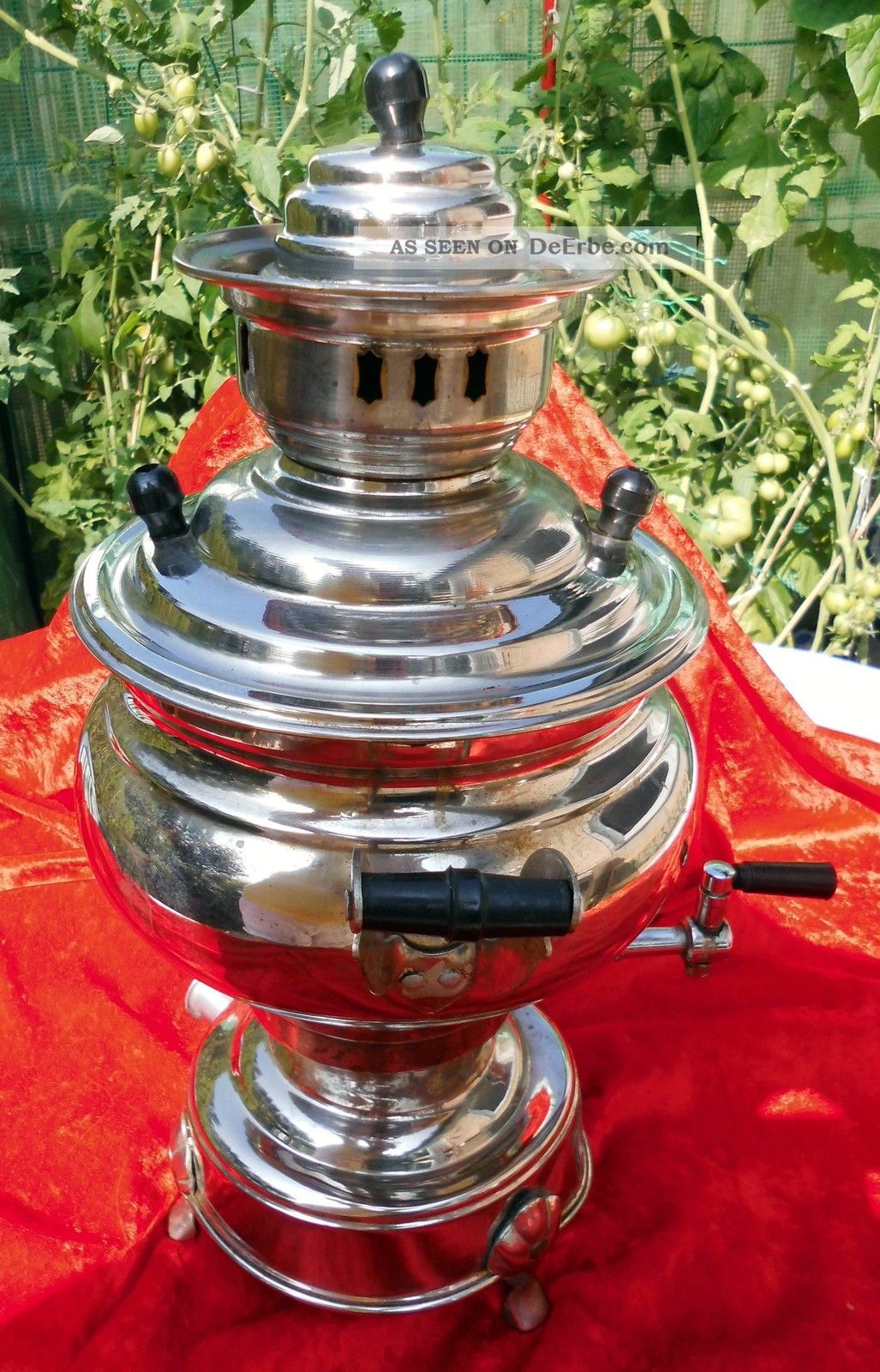 Türkischer Samowar Ce.  Zi.  Ne.  Nur Für Dekozwecke,  Gepflegt Gefertigt nach 1945 Bild