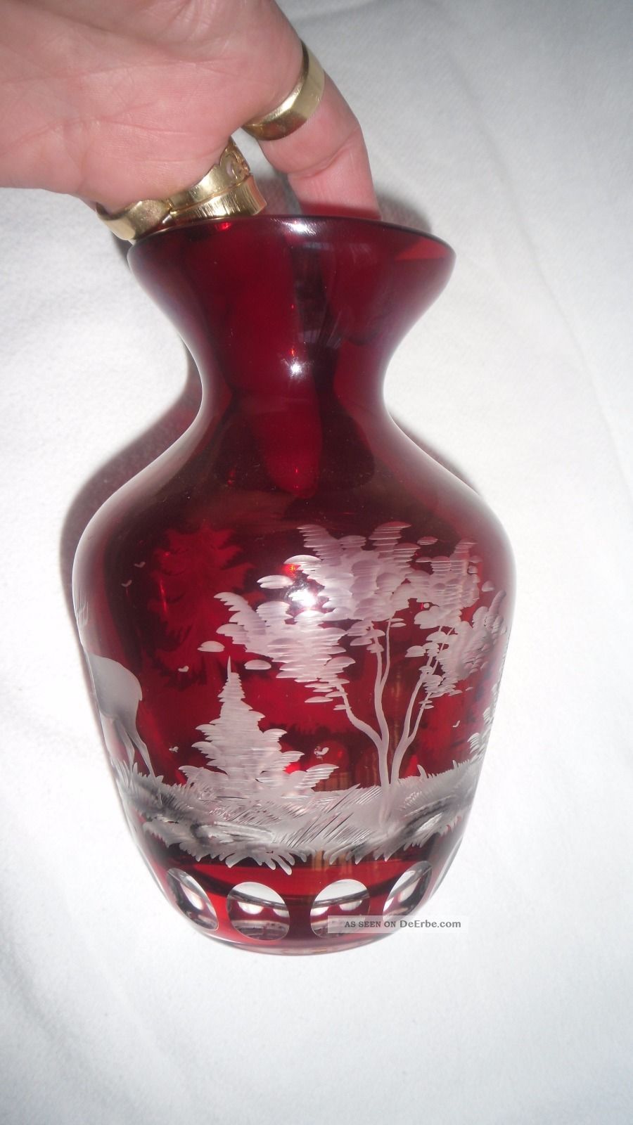 Vase,  Böhmisches Glas Kristall Bild