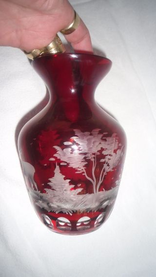 Vase,  Böhmisches Glas Bild
