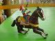 1960 Haji,  Mechanical Bucking Bronco With Cowboy,  Blechspielzeug Uhrwerk Japan Original, gefertigt 1945-1970 Bild 1