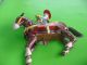 1960 Haji,  Mechanical Bucking Bronco With Cowboy,  Blechspielzeug Uhrwerk Japan Original, gefertigt 1945-1970 Bild 6