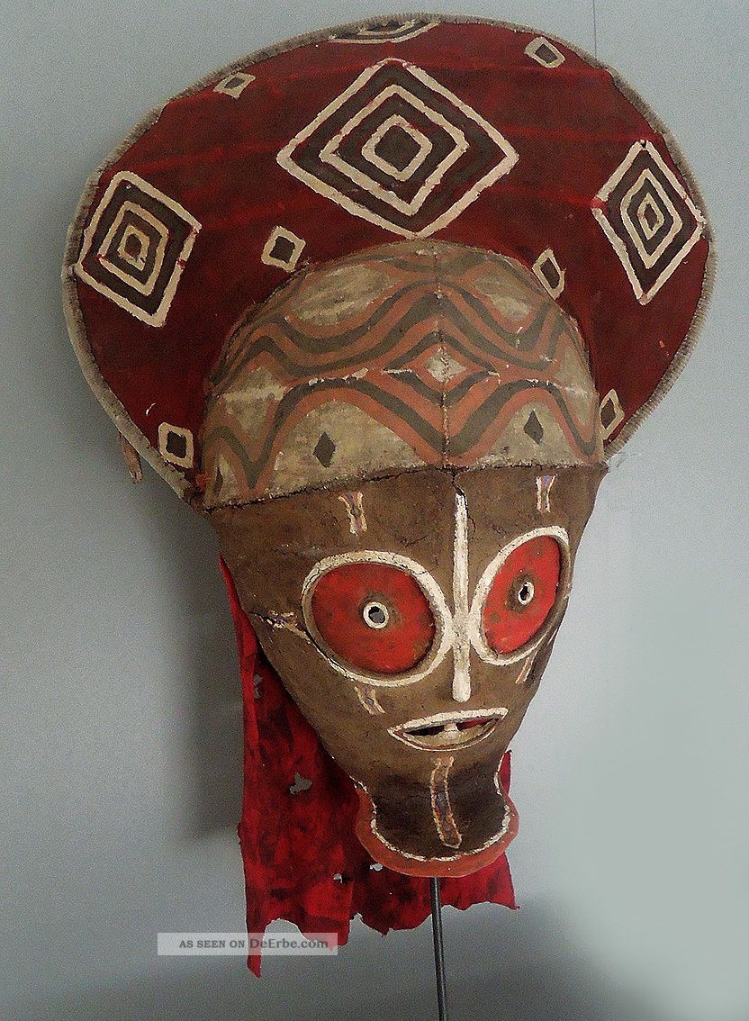 Large Cihongo Mask,  Chokwe/angola,  Sambia - Cihongo,  Chokwe/angola,  La Zambie Entstehungszeit nach 1945 Bild