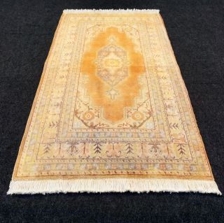 Türkischer Orient Teppich Kayseri 107 X 60 Cm Hereke Turkish Carpet Rug Tappeto Bild