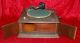 Altes Hornless Grammophon Mit Dose Normag Monsalvar,  Album Mit Schellackplatten Mechanische Musik Bild 1
