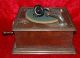 Altes Hornless Grammophon Mit Dose Normag Monsalvar,  Album Mit Schellackplatten Mechanische Musik Bild 5