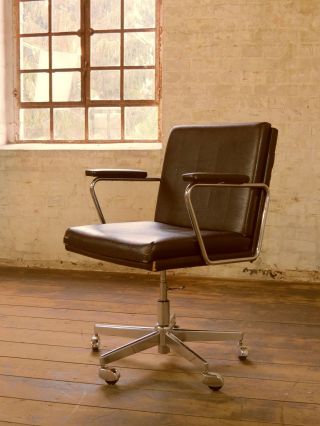 70er Jahre Bürostuhl,  Schreibtischstuhl,  Stuhl,  Drehstuhl Vintage 70s Desk Chair Bild