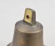 Schiffsglocke / Messingglocke / Messing / Brass Ship ' S Bell / 0,  9kg Gefertigt nach 1945 Bild 2