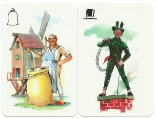 Alte Bielefelder Spielkarten,  Schwarzer Peter Kartenspiel,  Seit 1954,  Neuwertig Bild