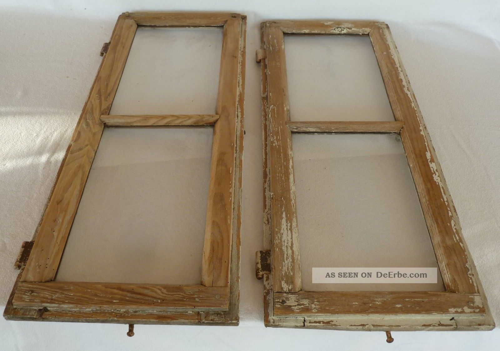 Altes Holzfenster Fenster Sprossen Sprossenfenster Holz 2 Stück