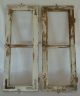 Altes Holzfenster Fenster Sprossen Sprossenfenster Holz 2 Stück Original, vor 1960 gefertigt Bild 3