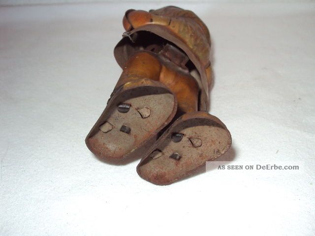 Gama Weihnachtsmann Nikolaus Mit Funktionierendem Uhrwerk Antrieb Rar Original, gefertigt vor 1945 Bild