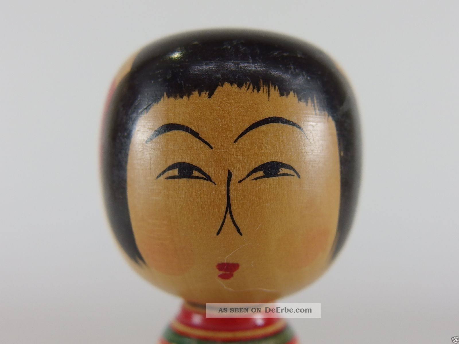 Japanische Kokeshi Puppen 2er Set - Holz Geisha Figuren 9x5x5cm