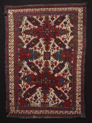 Antiker Kaukasischer Teppich Antique Rug Seyhur Sechur Ca.  163 X 114 Cm 001 Bild