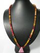 Strang Alte Bakelit Scheiben Vulcanic Disk Trade Beads C Afrozip Afrika Bild 2