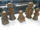 Gruppe Von 5 Musiezierenden Kinder Massiv Bronze 2500g Wohl 1960 - 70 1950-1999 Bild 1