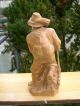 . Alte Holzfigur - Jäger Mit Erlegtem Hasen - Waidmann - Förster - Jagd.  - Deko - Holzarbeiten Bild 1