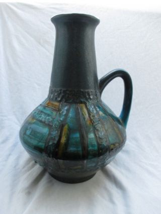 Carstens Bunte Ankara Fat Lava Vase 1507 - 27 Fat Lava Mid Century Vintage Wgp Bild