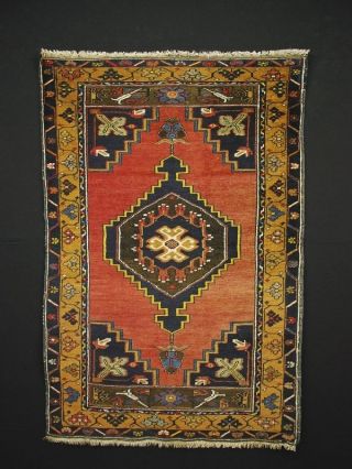 Antiker Anatolischer Teppich Antique Rug Anatolia Ca.  147 X 88 Cm 028 Bild