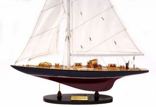 Segelyacht Endeavour,  Segelschiff Holz,  Modell,  L 60cm,  Segelboot,  Maritime Deko Bild