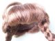 Alte Puppenteile Kupferrote Haar Perücke Zoepfe Vintage Doll Hair Wig 40 Cm Girl Puppen & Zubehör Bild 5