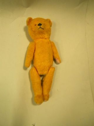 Alter Teddy Bär Eventuell Für Bastler Länge Ca 38 Cm Gelb Bild