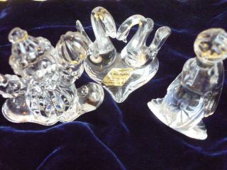 3 X B.  Koscianski Kristallglas Figuren 