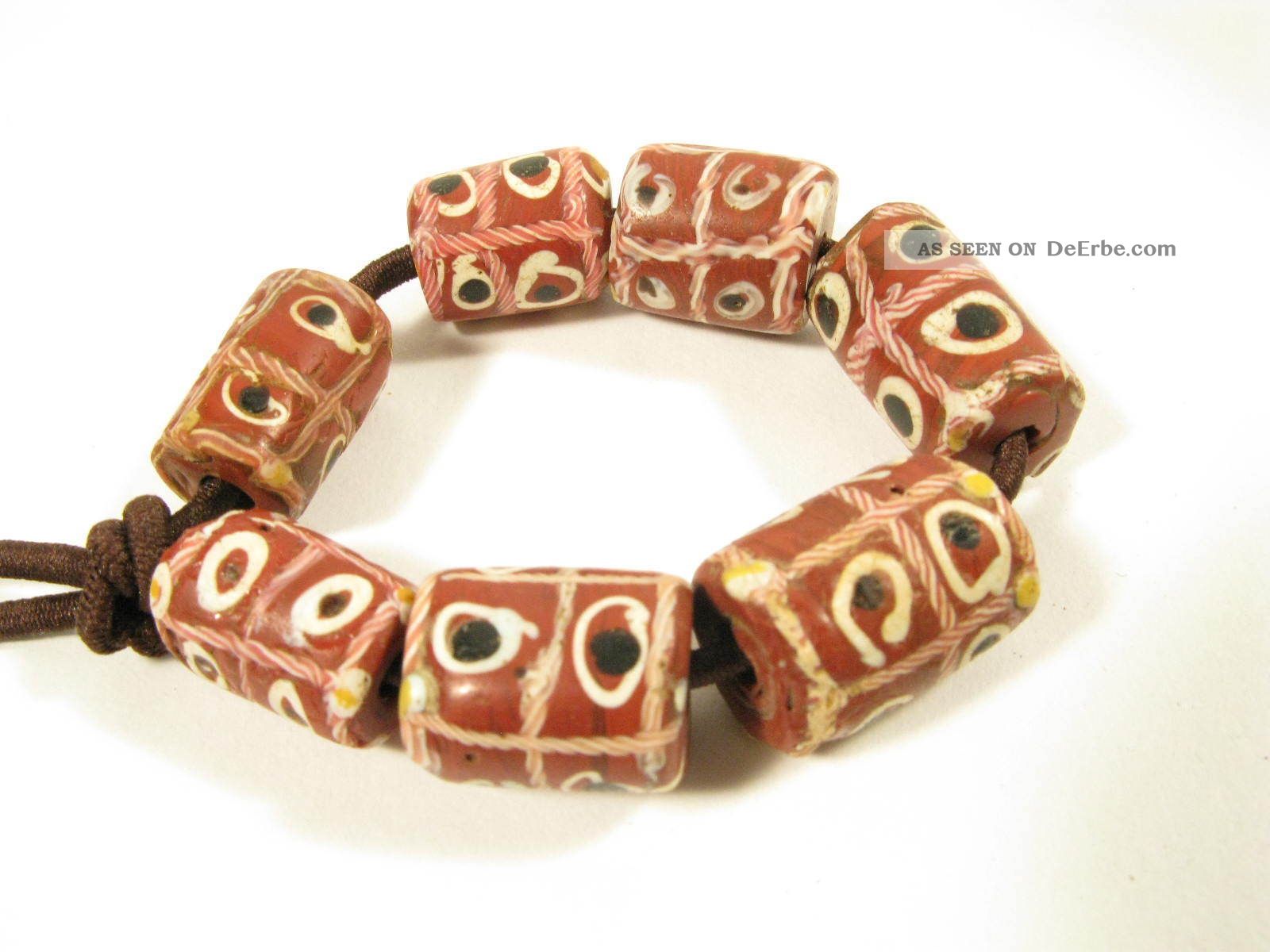 Antike Venezianische Glasperlen Antique Venetian Glass Trade Beads C Afrozip Afrika Bild